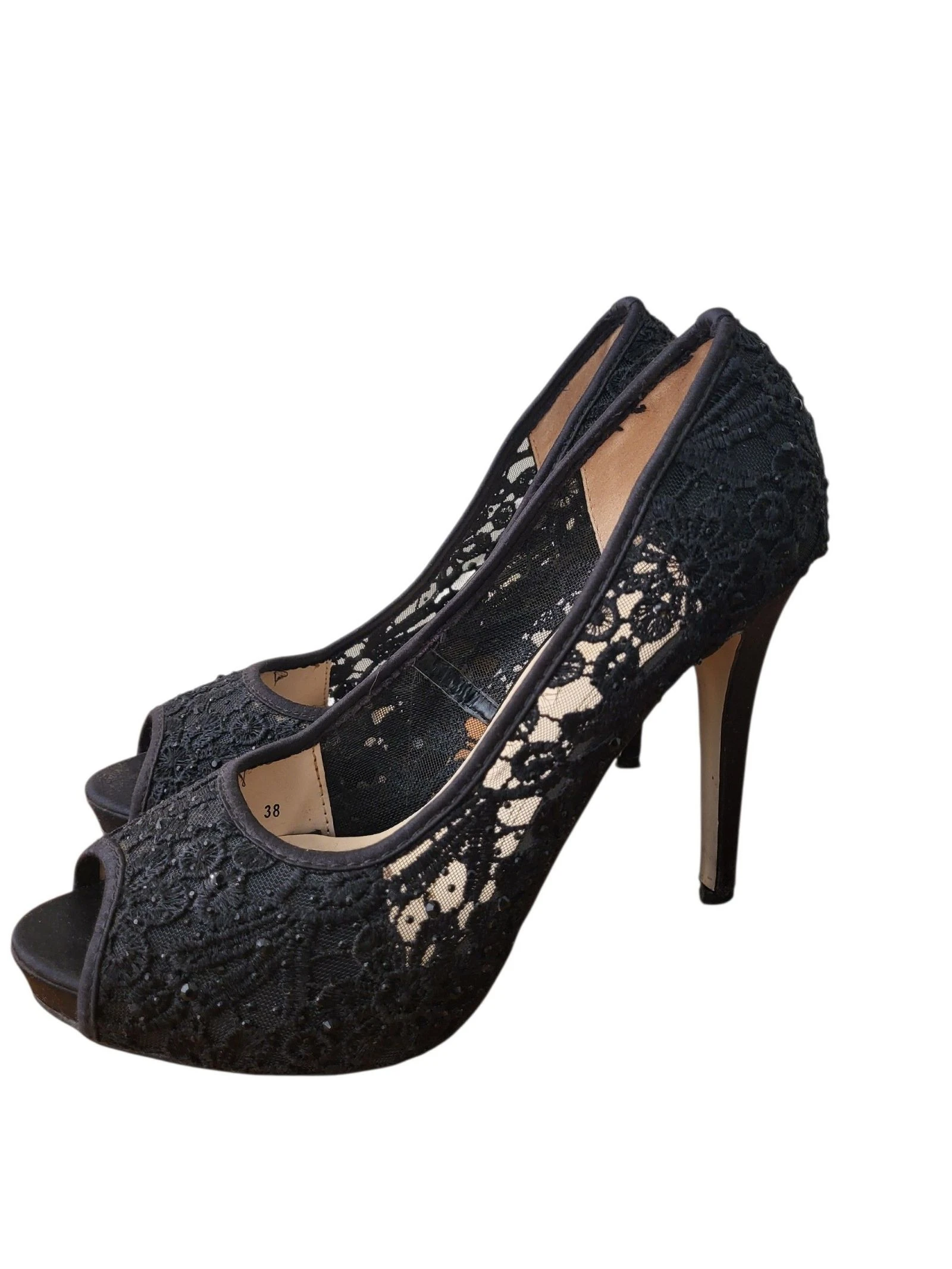 Zapato fiesta encaje y brilli – photo 3